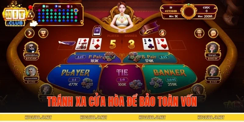 Mẹo chơi Baccarat không hoa hồng tránh cửa Hoà