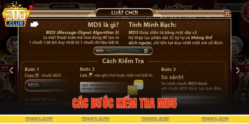 Quy trình xác thực MD5 minh bạch trong Hắc Hồng